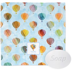 Watercolor Hot Air Balloons Washcloth (Personalized)