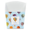 Watercolor Hot Air Balloons French Fry Favor Box - Front View