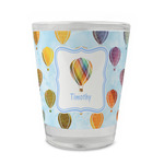 Watercolor Hot Air Balloons Glass Shot Glass - 1.5 oz - Single (Personalized)