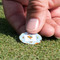 Watercolor Hot Air Balloons Golf Ball Marker - Hand