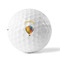 Watercolor Hot Air Balloons Golf Balls - Titleist - Set of 12 - FRONT