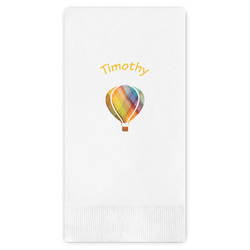 Watercolor Hot Air Balloons Guest Paper Towels - Full Color (Personalized)