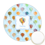 Watercolor Hot Air Balloons Printed Cookie Topper - 2.5" (Personalized)