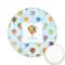 Watercolor Hot Air Balloons Icing Circle - Small - Front