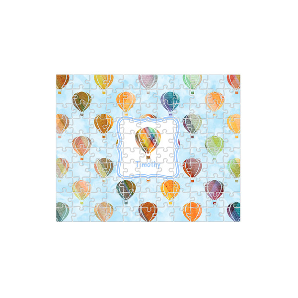 Custom Watercolor Hot Air Balloons 110 pc Jigsaw Puzzle (Personalized)