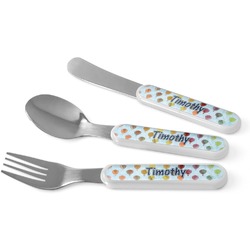Watercolor Hot Air Balloons Kid's Flatware (Personalized)
