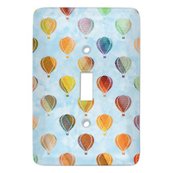 Watercolor Hot Air Balloons Light Switch Cover (Single Toggle)