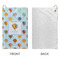 Watercolor Hot Air Balloons Microfiber Golf Towels - Small - APPROVAL