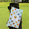 Watercolor Hot Air Balloons Microfiber Golf Towels - Small - LIFESTYLE