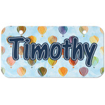 Watercolor Hot Air Balloons Mini/Bicycle License Plate (2 Holes) (Personalized)