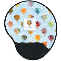 Watercolor Hot Air Balloons Mouse Pad with Wrist Support