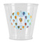 Watercolor Hot Air Balloons Plastic Shot Glasses - Front/Main