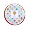 Watercolor Hot Air Balloons Printed Icing Circle - Small - On Cookie