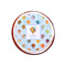 Watercolor Hot Air Balloons Printed Icing Circle - XSmall - On Cookie