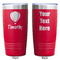 Watercolor Hot Air Balloons Red Polar Camel Tumbler - 20oz - Double Sided - Approval