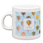 Watercolor Hot Air Balloons Espresso Cup (Personalized)