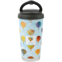 Watercolor Hot Air Balloons Stainless Steel Coffee Tumbler (Personalized)