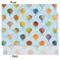 Watercolor Hot Air Balloons Tissue Paper - Lightweight - Medium - Front & Back