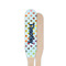 Watercolor Hot Air Balloons Wooden Food Pick - Paddle - Single Sided - Front & Back