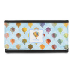 Watercolor Hot Air Balloons Leatherette Ladies Wallet (Personalized)