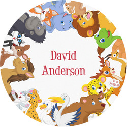 Animals Multipurpose Round Labels - 1" (Personalized)