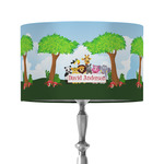 Animals 12" Drum Lamp Shade - Fabric (Personalized)