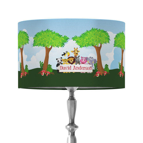 Custom Animals 12" Drum Lamp Shade - Fabric (Personalized)