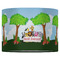 Animals 16" Drum Lampshade - FRONT (Fabric)