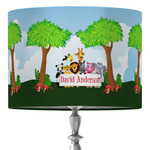 Animals 16" Drum Lamp Shade - Fabric (Personalized)