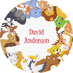 Animals Multipurpose Round Labels - 2" (Personalized)