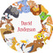 Animals 2" Multipurpose Round Labels - Single Sticker