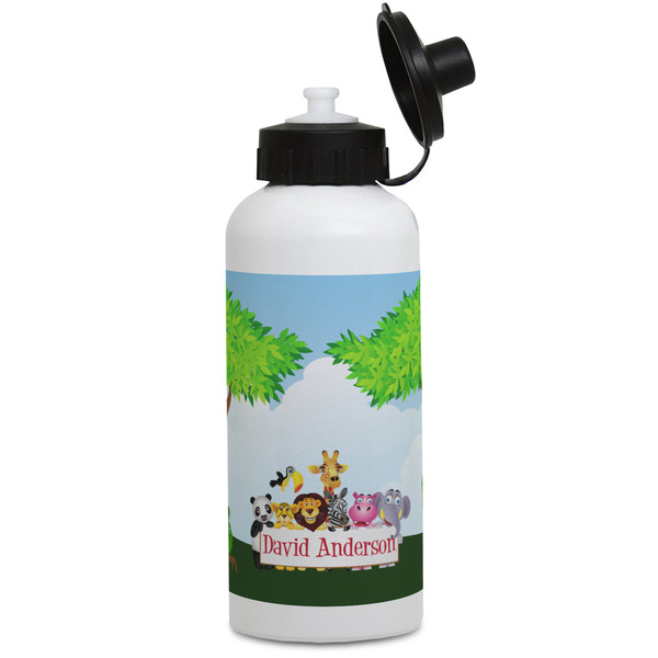 Custom Animals Water Bottles - Aluminum - 20 oz - White (Personalized)