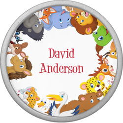Animals Cabinet Knob (Silver) (Personalized)