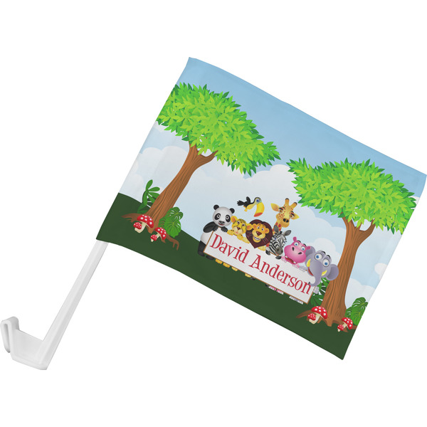 Custom Animals Car Flag - Small w/ Name or Text