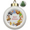 Animals Ceramic Christmas Ornament - Xmas Tree (Front View)