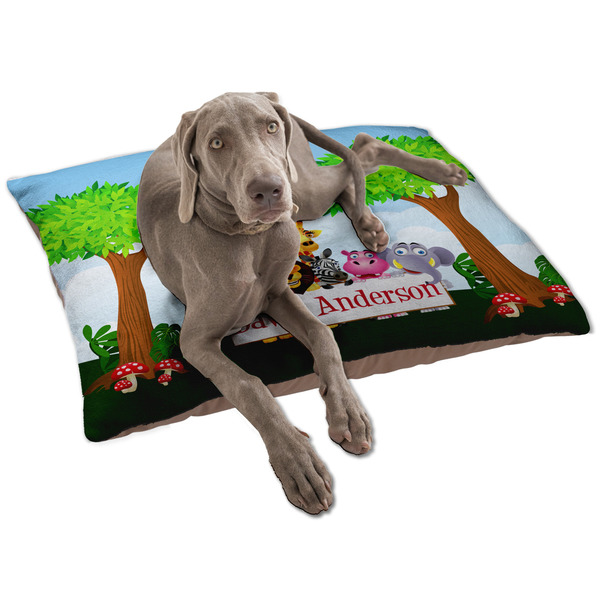 Custom Animals Dog Bed - Large w/ Name or Text