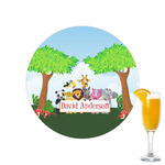 Animals Printed Drink Topper - 2.15" (Personalized)