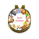 Animals Golf Ball Marker - Hat Clip - Gold