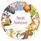 Animals Icing Circle - Large - Single