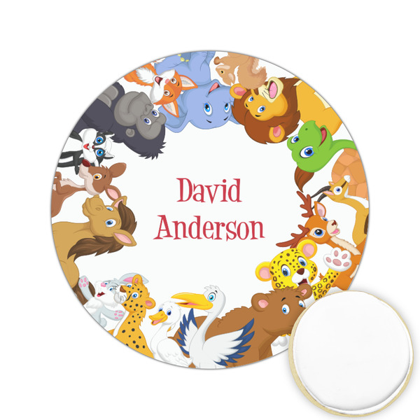 Custom Animals Printed Cookie Topper - 2.15" (Personalized)