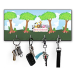 Animals Key Hanger w/ 4 Hooks w/ Name or Text