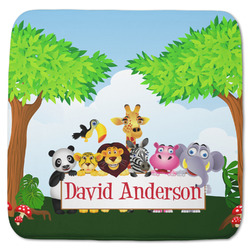 Animals Memory Foam Bath Mat - 48"x48" (Personalized)