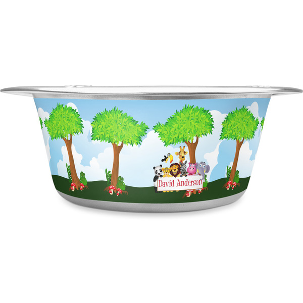 Custom Animals Stainless Steel Dog Bowl - Medium (Personalized)