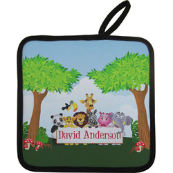 Animals Pot Holder - Single w/ Name or Text