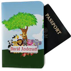 Animals Passport Holder - Fabric w/ Name or Text