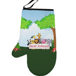 Animals Left Oven Mitt w/ Name or Text