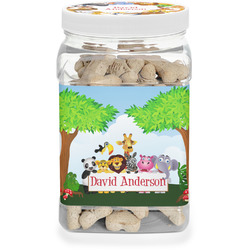 Animals Dog Treat Jar w/ Name or Text