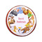 Animals Printed Icing Circle - Small - On Cookie