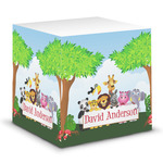 Animals Sticky Note Cube w/ Name or Text