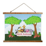 Animals Wall Hanging Tapestry - Wide (Personalized)